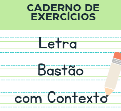Caderno de Exercícios Letra Bastão