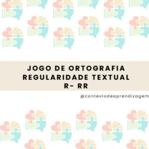 Jogo de Ortografia - R-RR